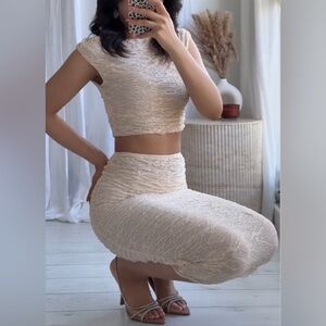 Zara Skirt & Top Rhinestone set